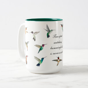 Hummingvogels van de Noord-Amerikaanse koffie-Mok Tweekleurige Koffiemok