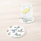 Hummingvogels Zandsteen Onderzetter (Zijkant)