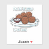 Hummus & Falafel Sticker (Vel)