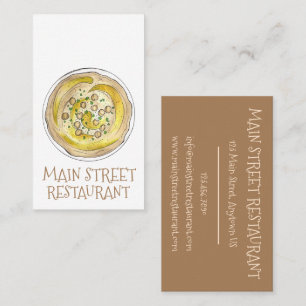 Hummus Houmous Kikkererwten Mediterraan Voedsel Ca Visitekaartje