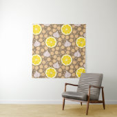 Hummus Tapestry Wandkleed (In situ)