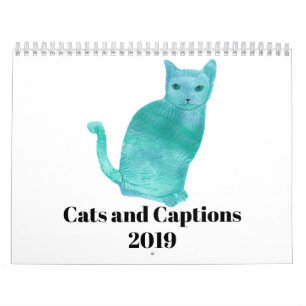 Humor 2019 voor katten en onderschriften kalender