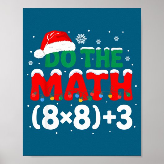 Humor 67 Do Teacher Math Special Poster (Voorkant)