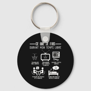 Humor Abs Bodybuilding Vrije Tijd Werk 6-packs Sleutelhanger