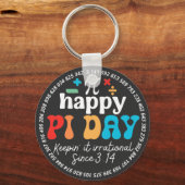 Humor Be Irrational Celebrate Pi Symbol Math  Sleutelhanger (Voorkant)