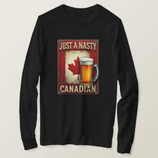 Humor Bedoeld Met Bier Afbeelding T-shirt
