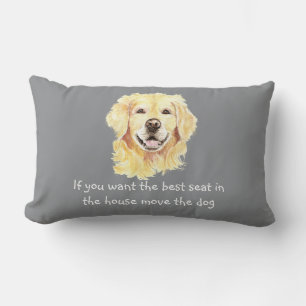 Humor Beste stoel in huis Hond Huisdier Dier Kussen