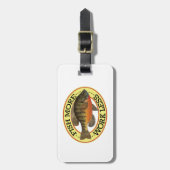 Humor Bluegill Vist Bagagelabel (Voorkant verticaal)