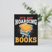 Humor Boeklezer Funny Bookworm Joke Briefkaart (Staand voorkant)