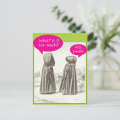 Humor  briefkaart (Staand voorkant)