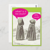 Humor  briefkaart (Voorkant / Achterkant)