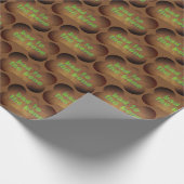 humor bruine hond cadeaupapier (Hoek)