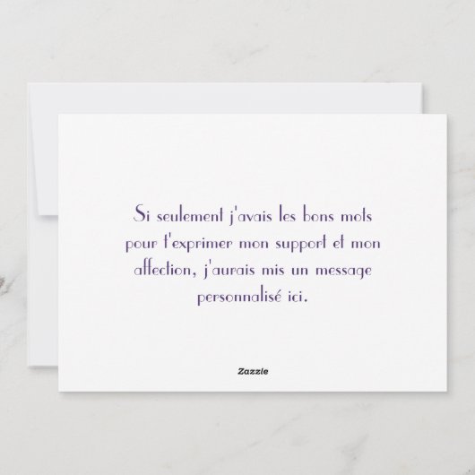 Humor Condoleances Get Well Sympathy Card Feestdagenkaart (Achterkant)