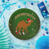 Humor en kerstmis papieren bordje (Feest)