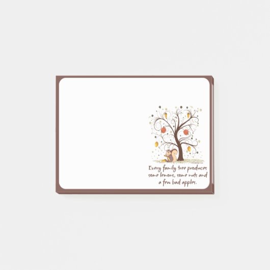 Humor Familiestructuur Post-it® Notes (Voorkant)