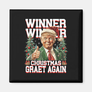 Humor Funny Trump Winner Christmas Great Ag Magneet