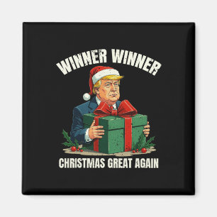 Humor Funny Xmas Trump Winner Christmas Gre Magneet