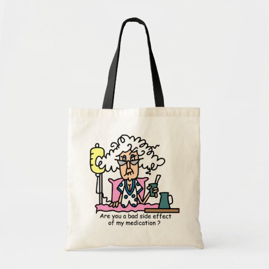 Humor Geneesmiddelenbijwerkingen Tote Bag (Voorkant)