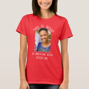 Humor GEWELDIGE BAAS ZIET ERUIT ALS Photo Employee T-shirt