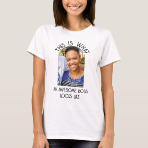 Humor GEWELDIGE BAAS ZIET ERUIT ALS Photo Employee T-shirt