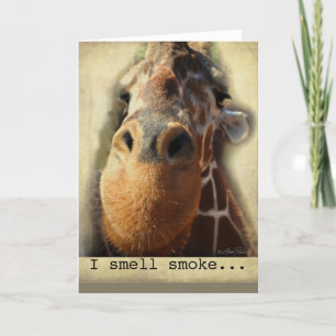 humor giraffe-neus kaart