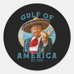 Humor Golf van de VS Amerika EST 2025 Amerikaanse Ronde Sticker
