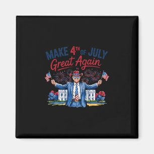 Humor Grappig Trump Maak 4 Juli Weer Groot Mannen Magneet
