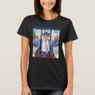 Humor Grappig Trump maakt 4 juli weer geweldig Man T-shirt