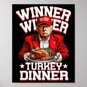 Humor Grappig Trump Winner Turkije Diner dan Poster