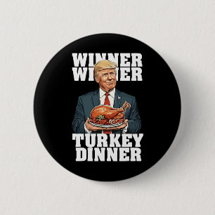 Humor Grappig Trump Winner Turkije Diner dan Ronde Button 5,7 Cm