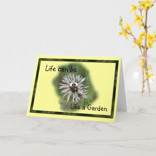 Humor Havin' a Bad Day - elke gelegenheid aanpasse Kaart (Gele Bloem)