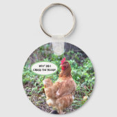 Humor kippen sleutelhanger (Voorkant)