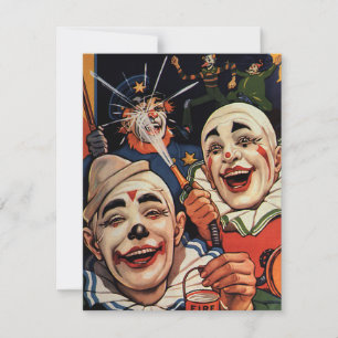  Humor, Laughing Circus Clowns en politie