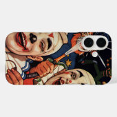 Humor, Laughing Circus Clowns en politie Case-Mate iPhone Case (Achterkant (horizontaal))