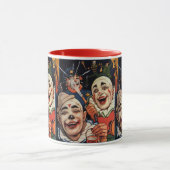 Humor, Laughing Circus Clowns en politie Mok (Midden)