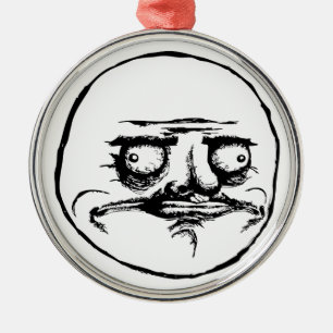 humor lol rofel metalen ornament