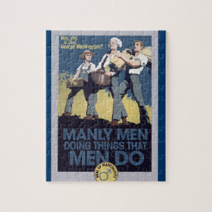  Humor Manly MANNEN Legpuzzel