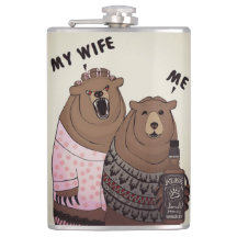 Humor Me Beer Flask