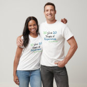 Humor op jaarleeftijd - 40e t-shirt (Unisex)