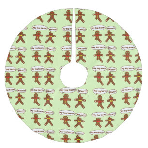 Humor-patroongingerbrood Kerstboom Rok