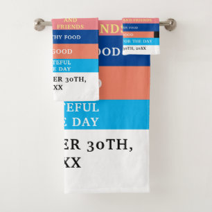 Humor Personalized Funny Retirement Rules Bad Handdoek