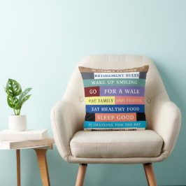 Humor Personalized Funny Retirement Rules Kussen
