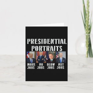 Humor Presidentiële Portretten Trump Obama Biden C Kaart