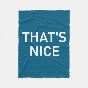 Humor Quotes En Spreuken T-shirts, Dat Is Leuk, Gr Fleece Deken