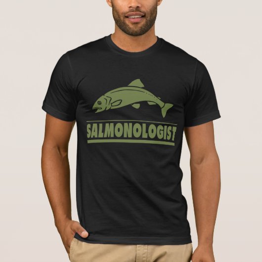 Humor Salmon Vist T-shirt (Voorkant)
