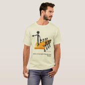 Humor Shirt leiderschap en teamwerk (Voorkant volledig)