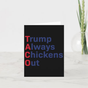 Humor Taco Trump heeft altijd een grappig verhaal Kaart