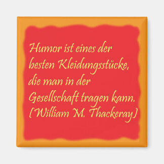 Humor und Gesellschaft Magneet