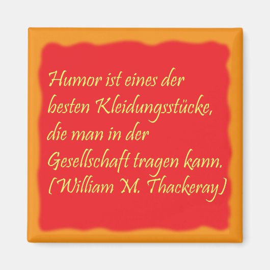 Humor und Gesellschaft Magneet (Voorkant)