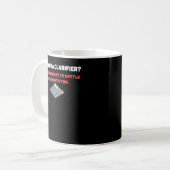 Humor van afvalwater Valentijnsdag Koffiemok (Voorkant links)
